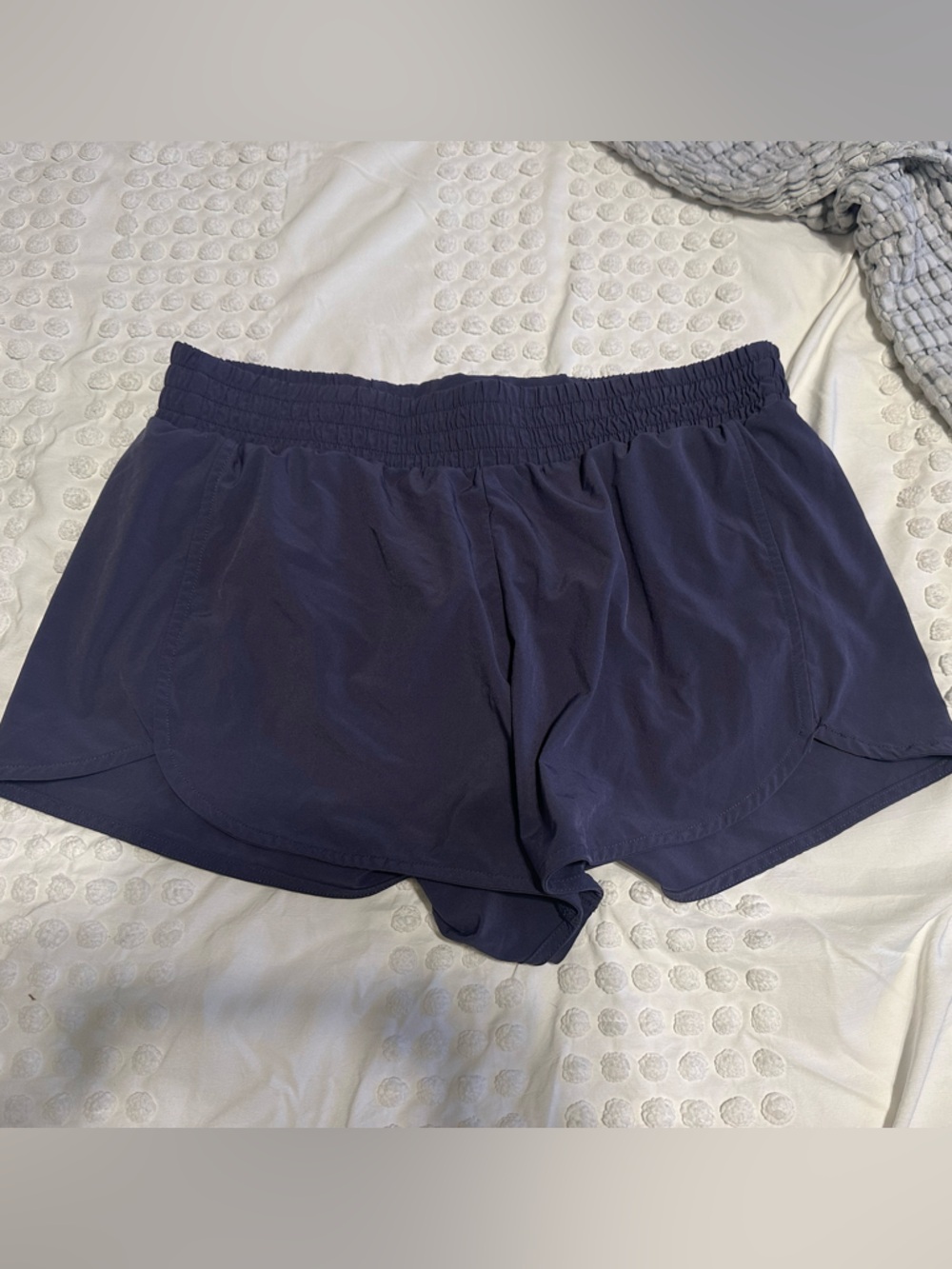 Purple Zella Athletic Elastic Waist Shorts